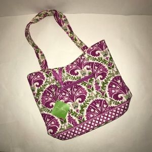 NEW VERA BRADLEY PURPLE JULEP TULIP TOTE BAG